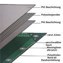 hvit 650 g/m² PVC 3 x 6m (18m²) presenning-0