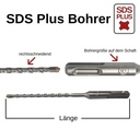 Hammerbor for SDS-PLUS 4-skjærer Ø 12,0mm x 450mm lengde-0