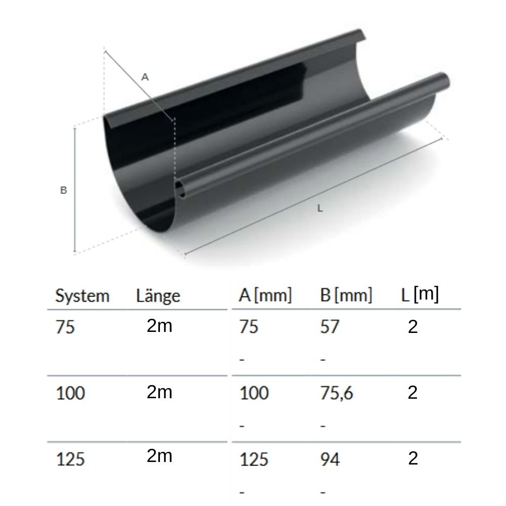 Takrenne 2m brun System 75-0