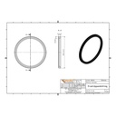 KG Erstatningsleppetetningsring DN/OD 110 (KG PVC)-1