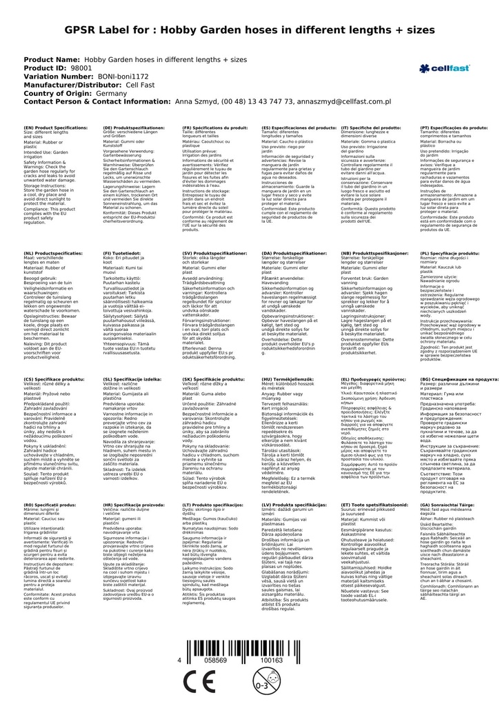 Hobby Hageslanger i forskjellige lengder + størrelser-2