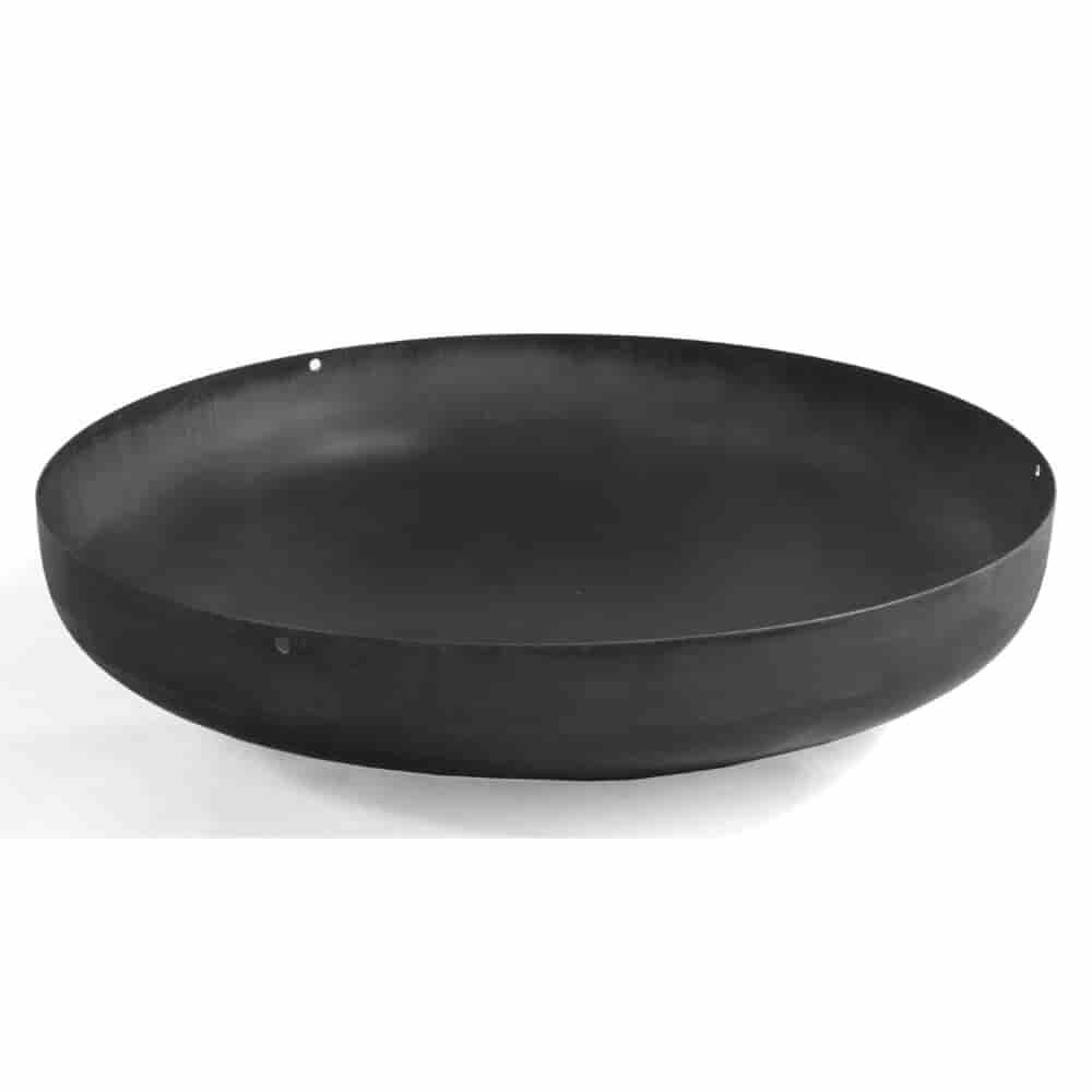 Wok på trefot av naturlig stål 180 cm - 60 cm diameter-3