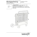 Ekstragittervegg for lav etasjevogn 1000 x 600/700 mm Typ M/L-0