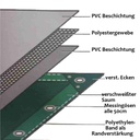 blå 650 g/m² PVC 3 x 6m (18m²) Presenning-1