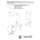 Dobbel-frontveggsvogn 500 kg Typ M + EasySTOP-0