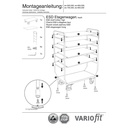 Høy ESD tralle med 5 hyller Typ M + EasySTOP-0