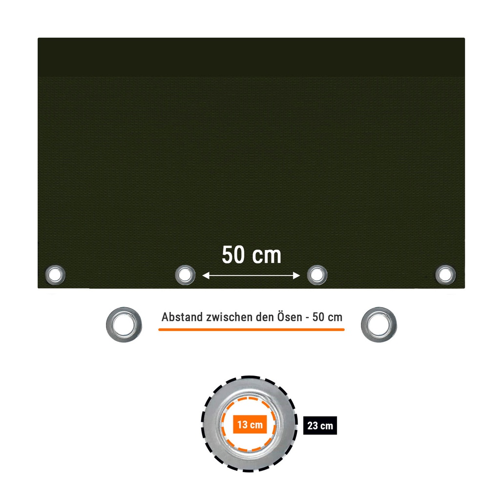 280 g/m² grønn 5 x 6 (30m²) presenning-3