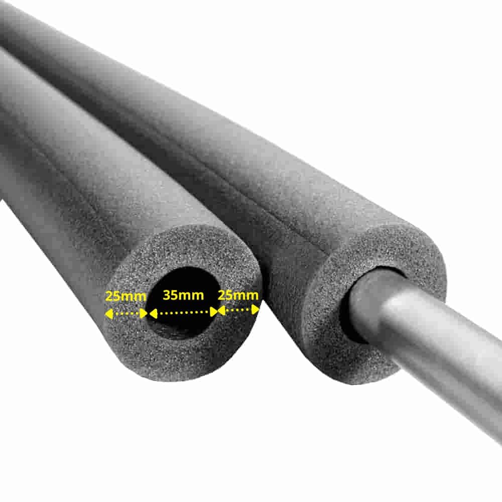 CLIMAFLEX® 2m Isoleringsslange Ø 42 mm x 25 mm Isolasjon 50% Cu GEG-0