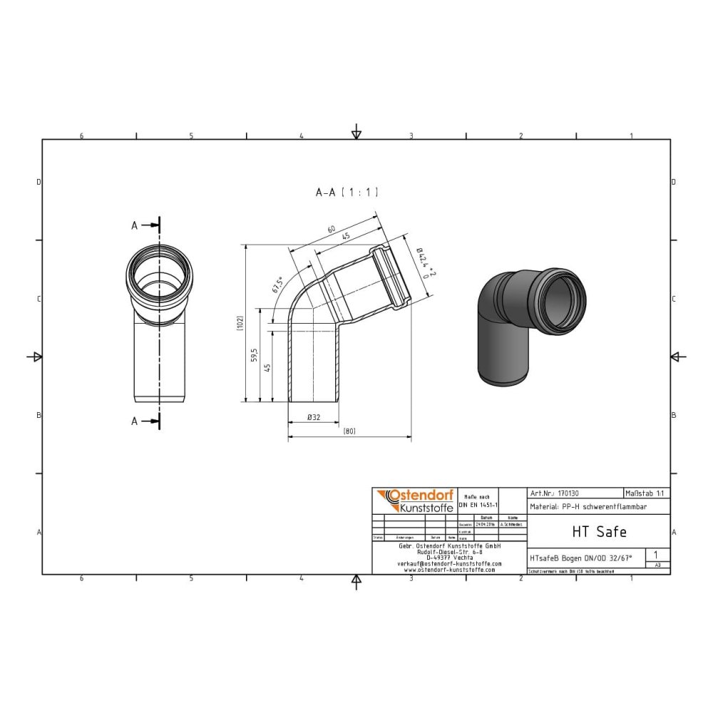 HTsafeB Bogen DN/OD 32 67 grader-1