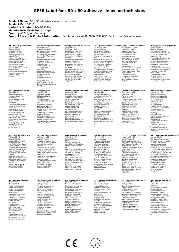 Skyvespjeld 50 x 50 limmuffe på begge sider-2