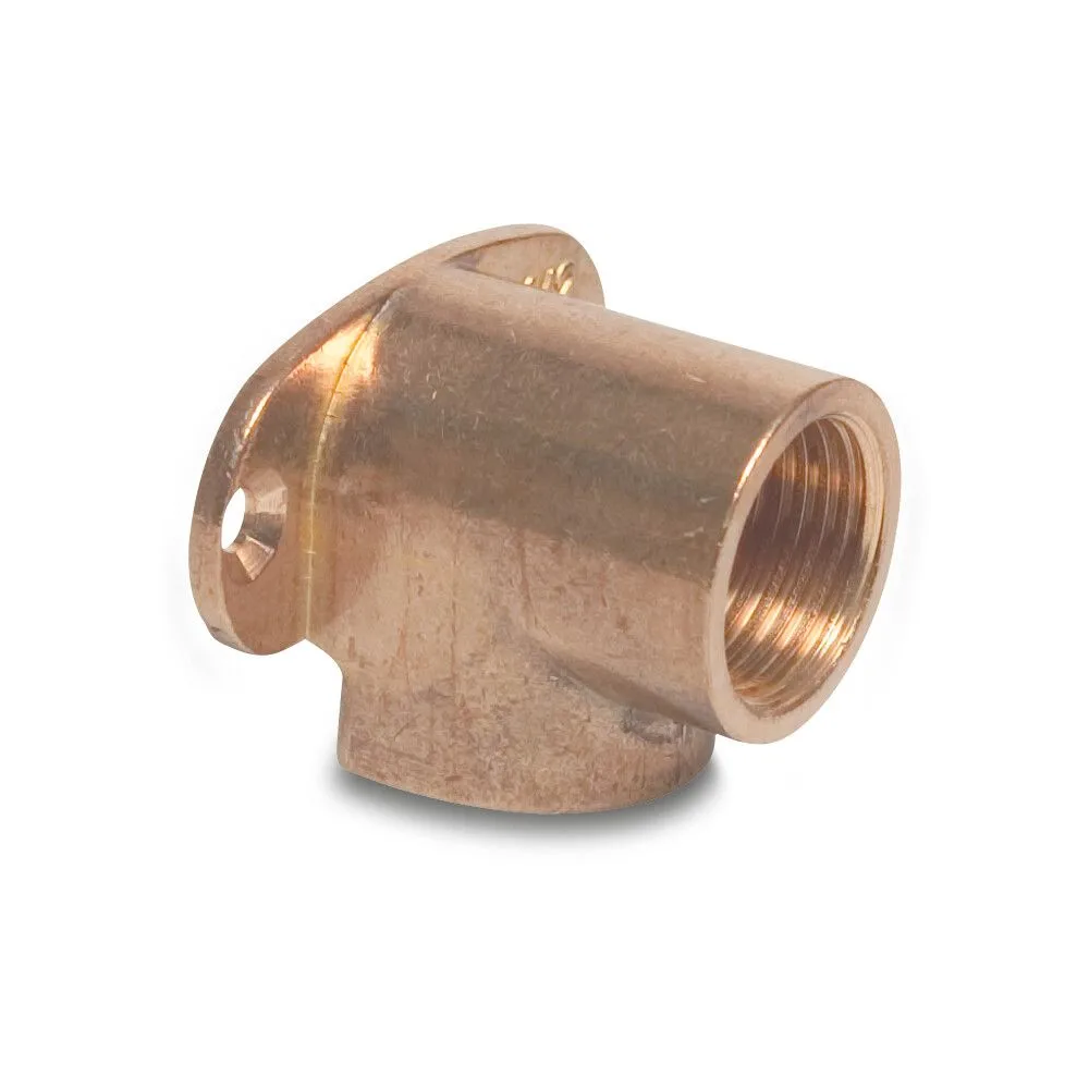 Threaded Fitting Brass Wall Plate 3/4" F x 3/4" F-0