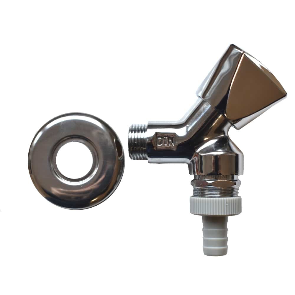 Device Angle Seat Valve with Aerator - Hood Handle 1/2"-0