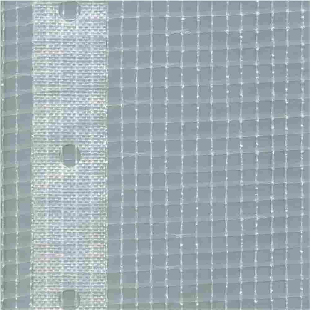 Nettingpresenning for stillas 2, 20 x 20 m 200 g/m² Hvit/Translucent