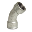 Threaded Fitting Malleable Cast Iron Elbow 45° 2" F x 2" F