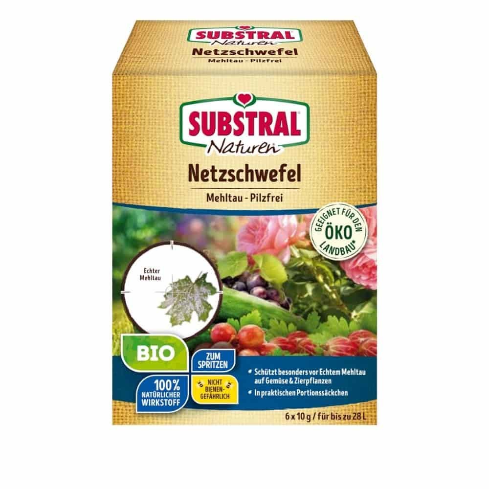 Naturen Bio Netzschwefel Mehltau-Pilzfrei 60g eske med poser