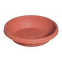 Blomsterpotteunderlag CYLINDRO ca. Ø 21 cm - terracotta