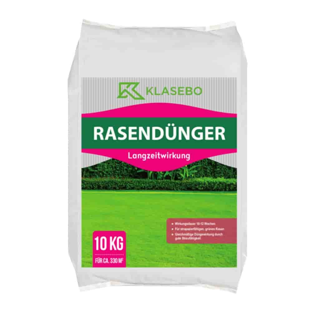 10kg Gressgjødsel Langtidseffekt KLASEBO 20+5+8 NPK 330m²