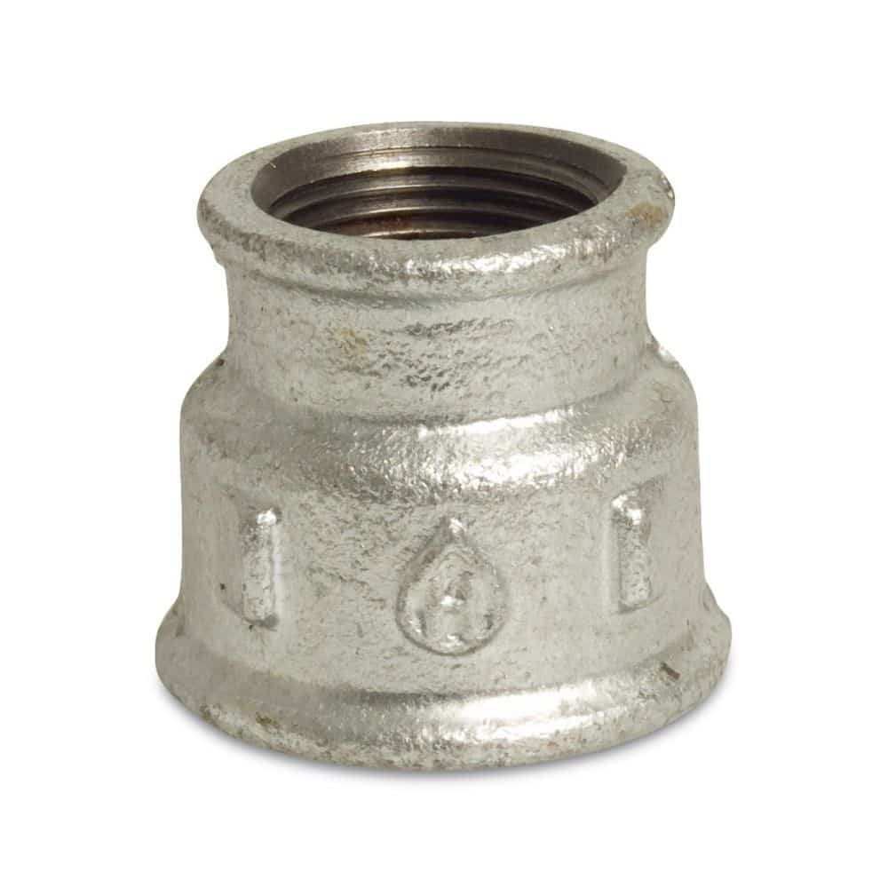 Threaded Fitting Malleable Iron Reducing Coupling 1 1/4" F x 1" F