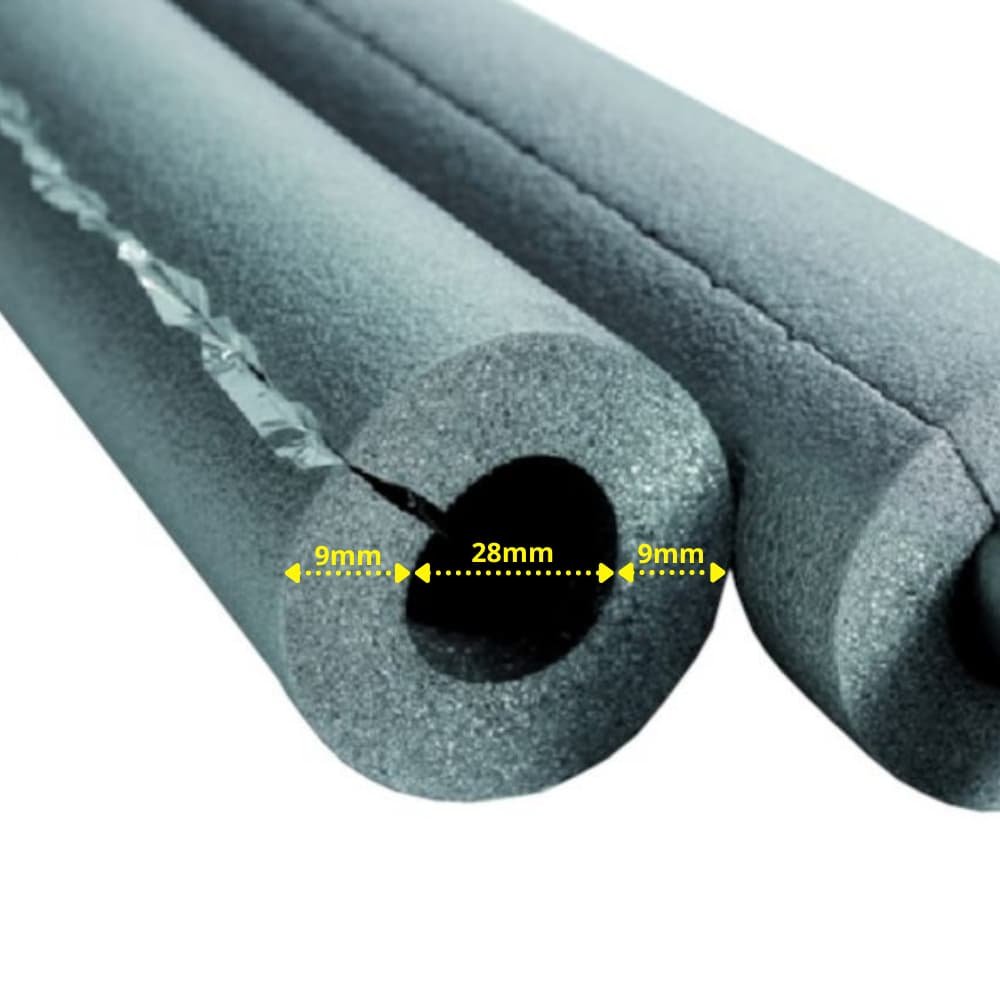 CLIMAFLEX® XT 2m Isolasjonsrør Ø 28 mm x 9 mm isolasjon selvklebende