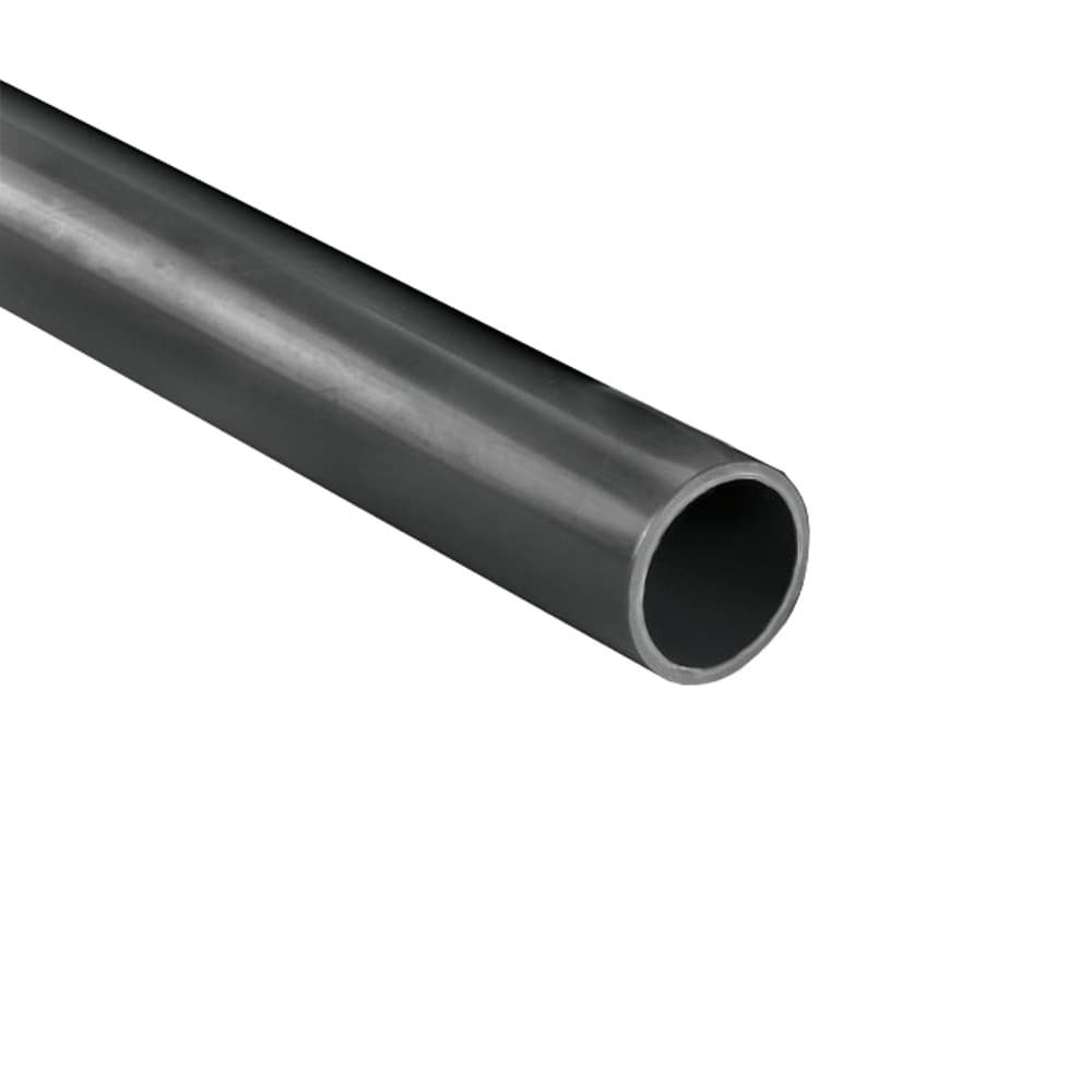 PVC - U 50mm x 3, 7mm trykkrør 1m / 16bar