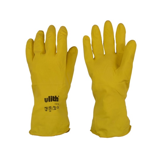 [BONI-42201-10] Industrihansker Latex-Gummi Str. L/9 gul