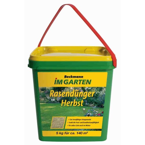 [BONI-boni1005] 5 kg høstgressgjødsel Beckmann NPK-6+5+12 for ca.140m²