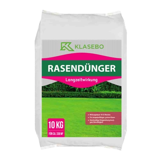 [BONI-14012] 10kg Gressgjødsel Langtidseffekt KLASEBO 20+5+8 NPK 330m²