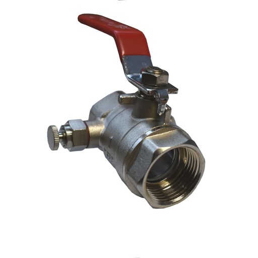 [BONI-53393K] Lever Ball Valve with Drainage 1"